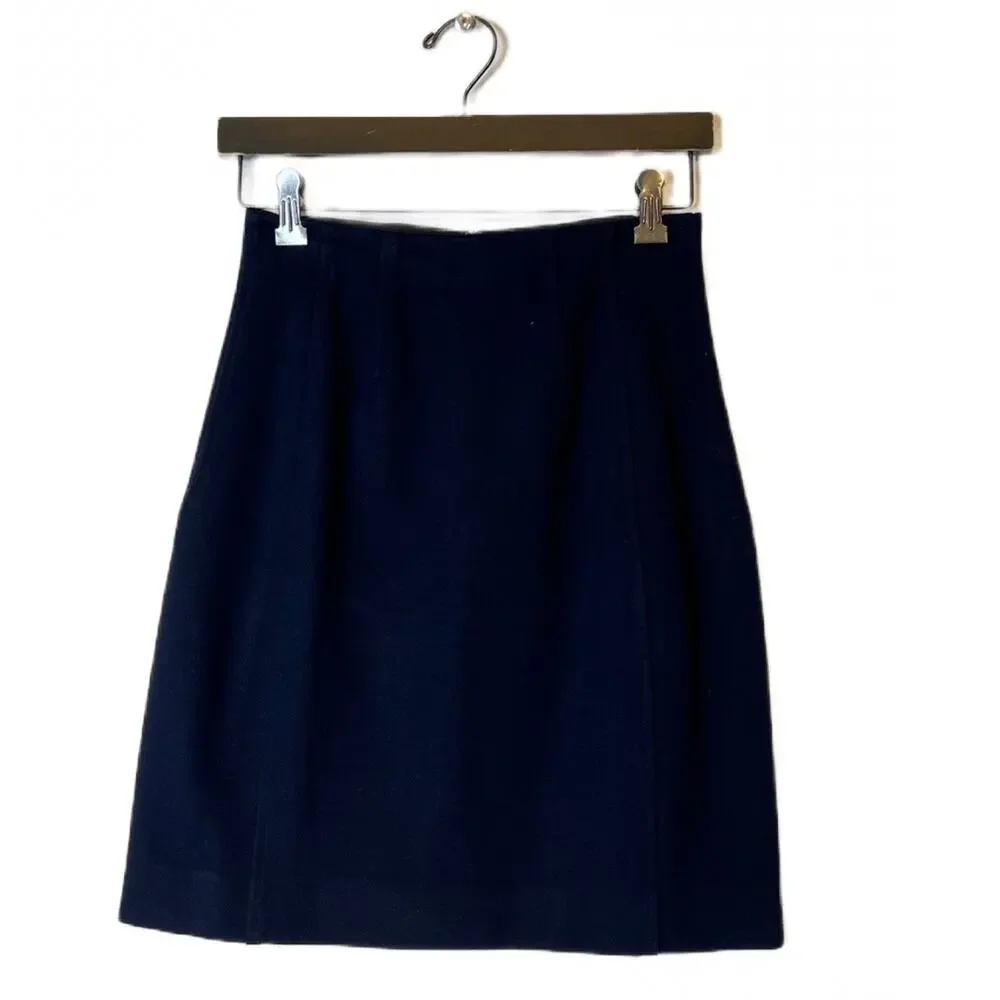 MM Lafleur Crosby Skirt in Navy Blue Size 0